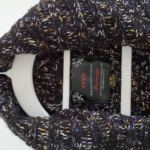 OYA women’s open front Cardigan with shawl collar/side pockets size S/M EUC - Picture 6 of 9